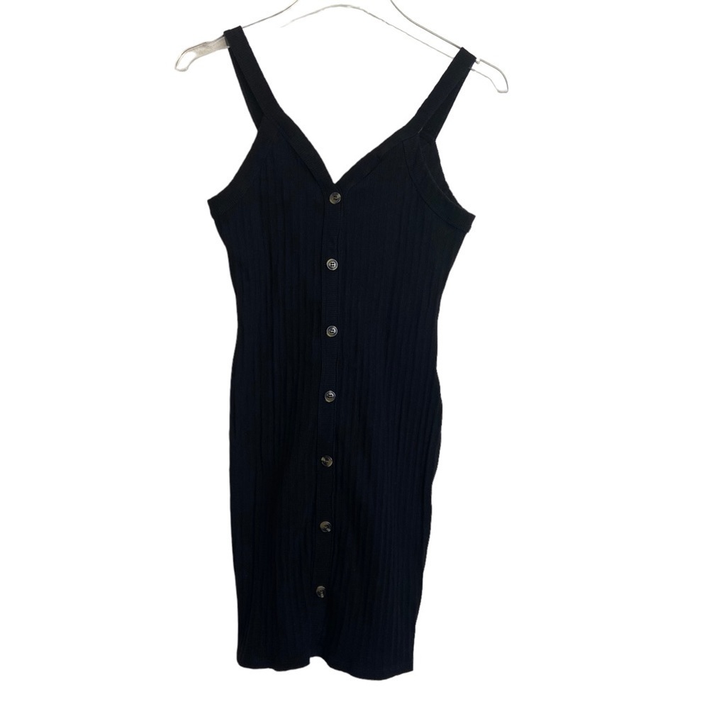 Bozzolo Black Sleeveless Bodycon Dress. Size Large.
